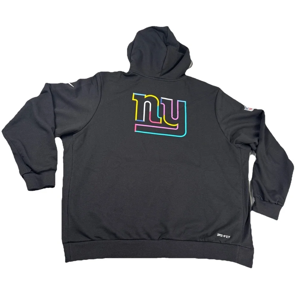 AUTHENTIC Nike New York Giants Men's 2025 Crucial Catch NFL Sideline Hoodie XL